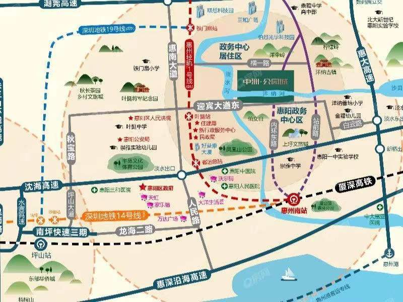 中洲公園城，河谷花園-均價11880元/平