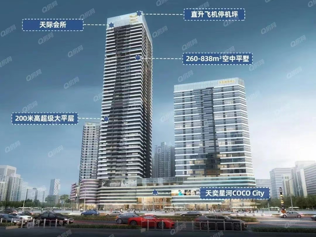 展盈天鉆，天奕國際廣場-均價25000元/平