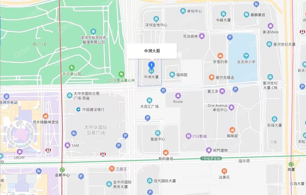 中洲大廈，福崗園二期-均價340元/平